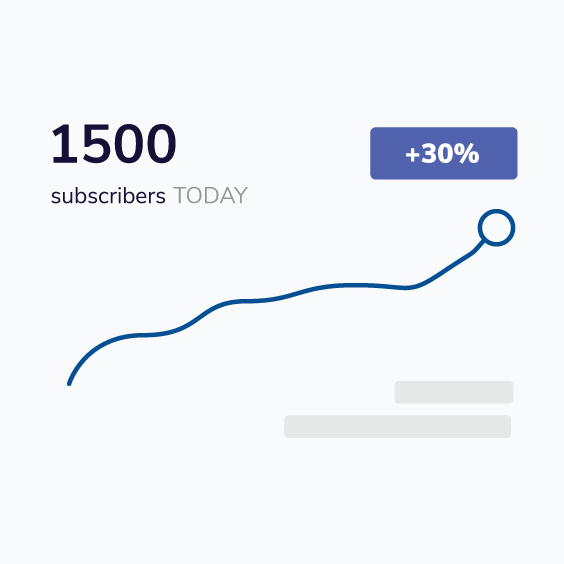 30% subscriber growth