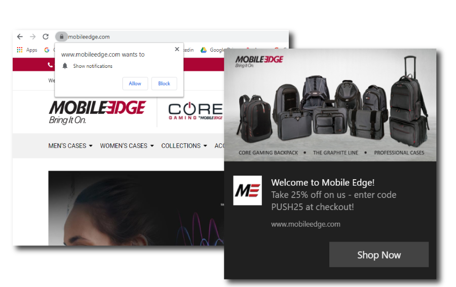 How Mobile Edge Reduces Digital Distractions With Web Push For Ecommerce